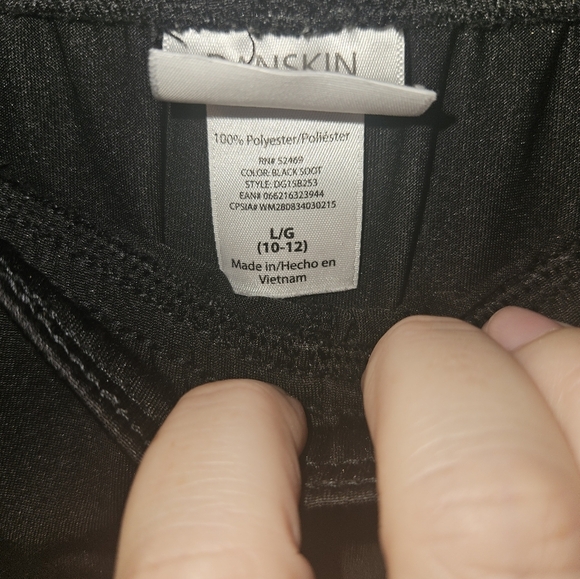Danskin Now Girls Black Athletic Shorts Size L (10-12) - Picture 6 of 9